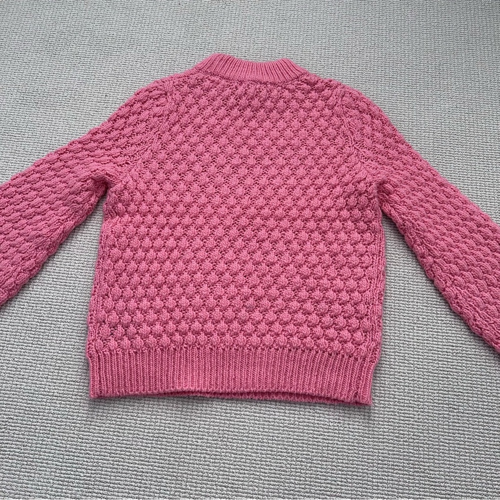 H&M pink balloon sleeve sweater - Picture 3 of 8